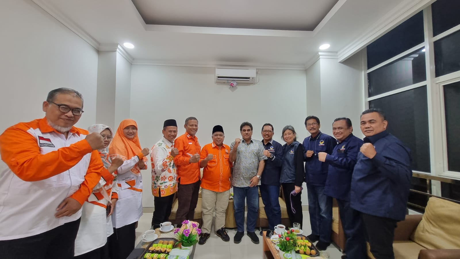 Kunjungan Partai NasDem ke PKS untuk Bersama Menangkan Anies