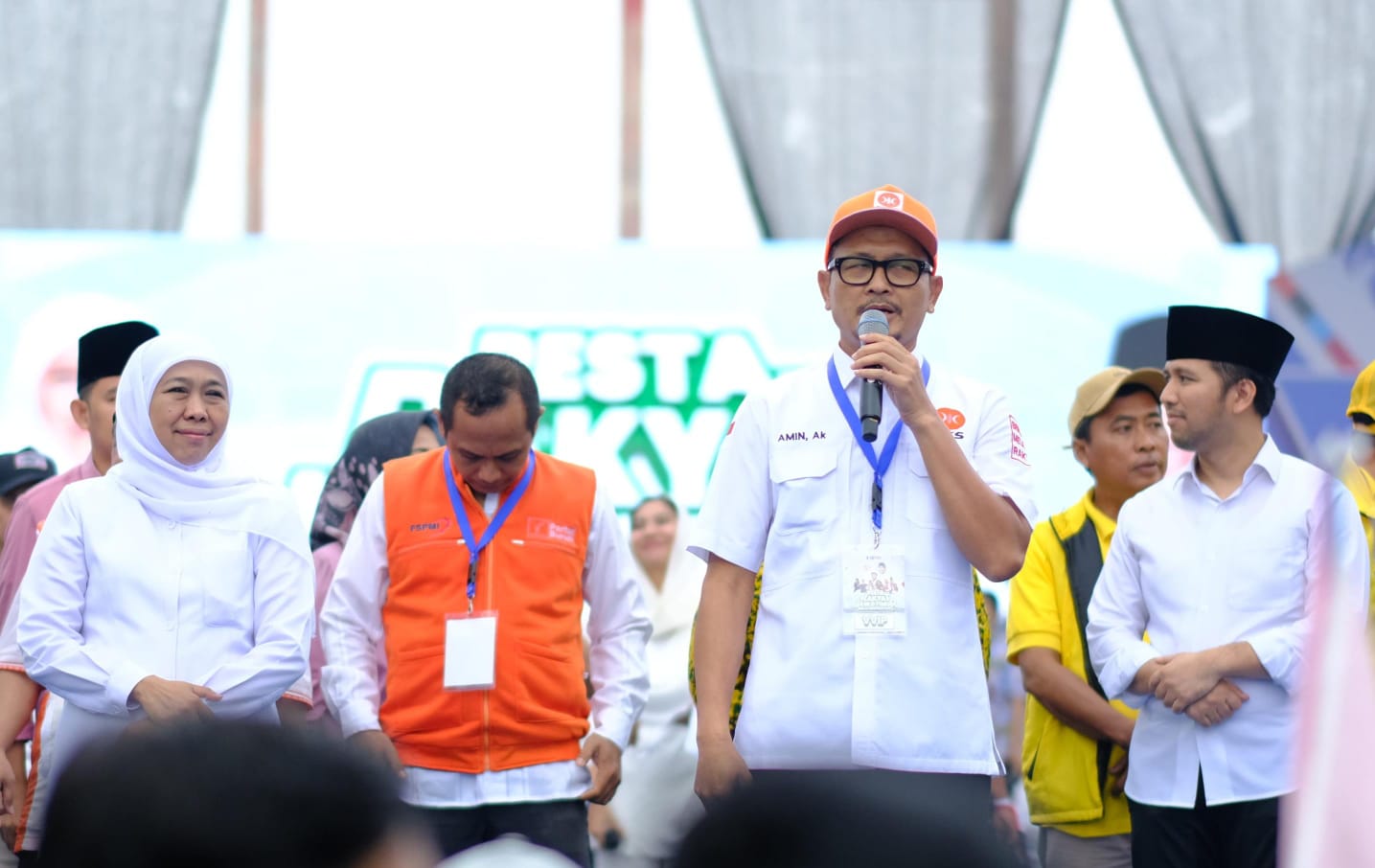 Kampanye Akbar Khofifah-Emil, Jurkamnas PKS Ajak Massa Coblos No 2