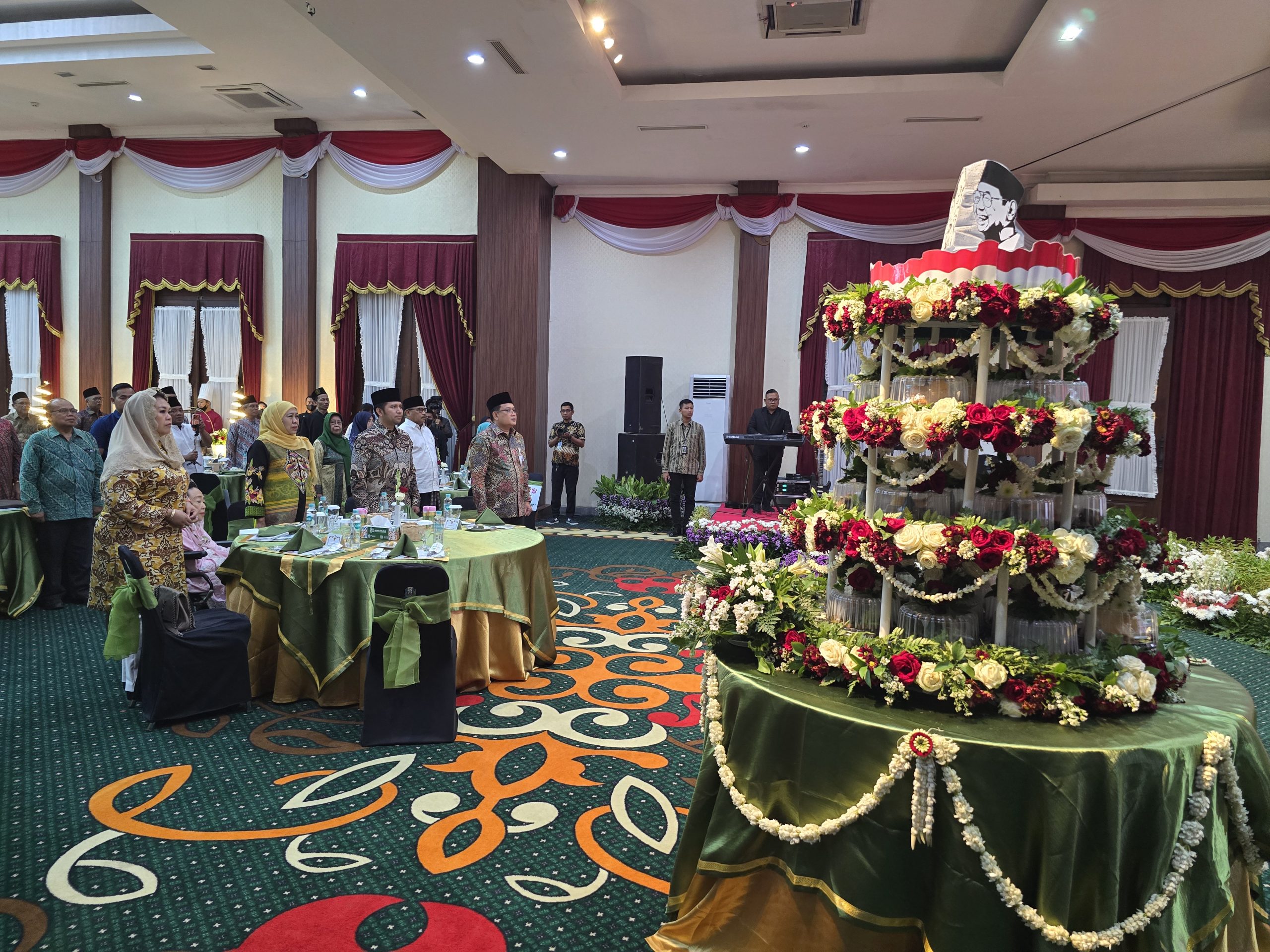 Pemprov Jatim Tasyakuran Gelar Pahlawan Nasional untuk Gus Dur di Grahadi